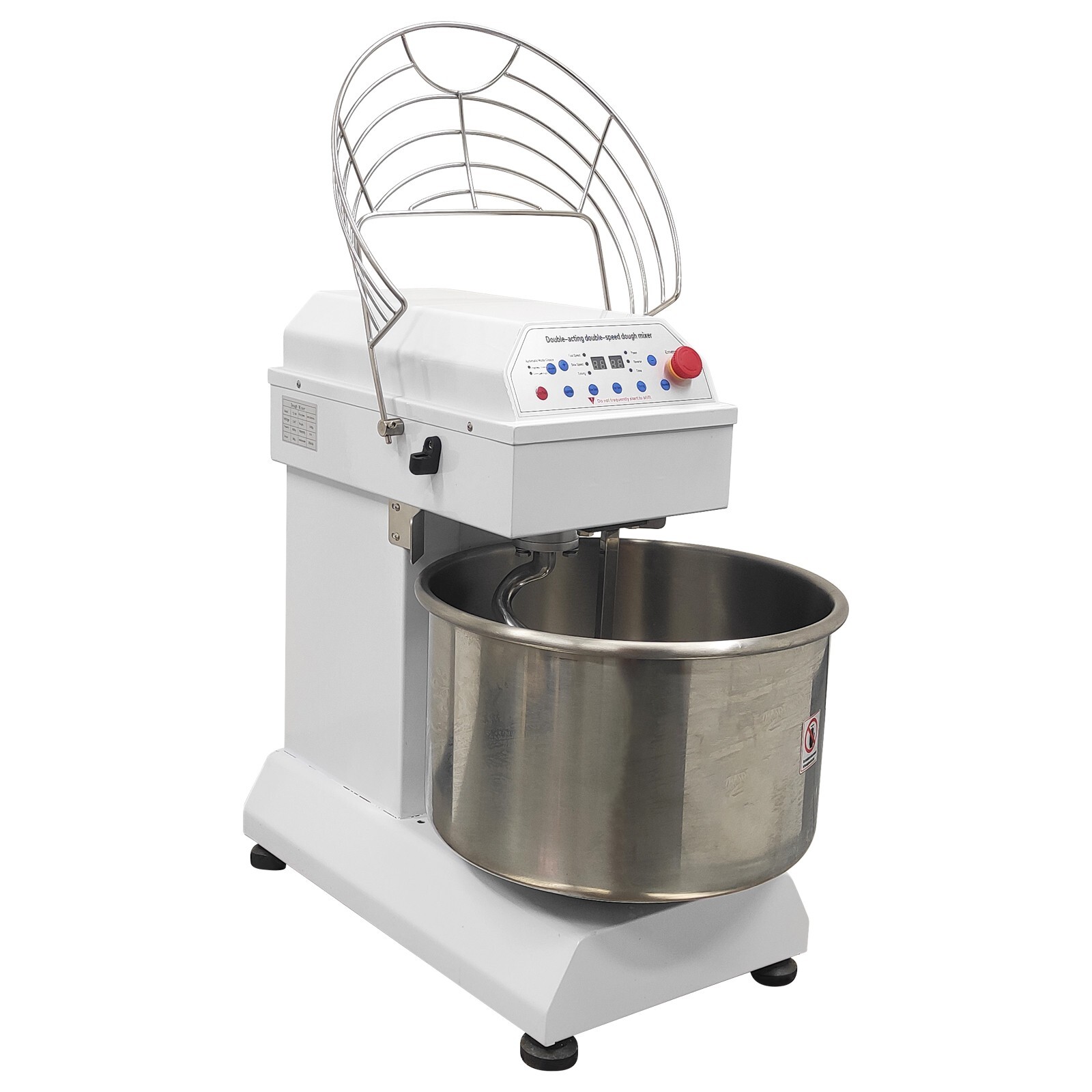 PreAsion® 30QT Commercial Spiral Dough Mixer Machine 110V Electric Flour Mixer
