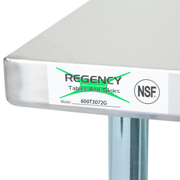 Commercial Kitchen Restaurant 30″ x 72″ Stainless Steel Work Prep Table 18-Gauge