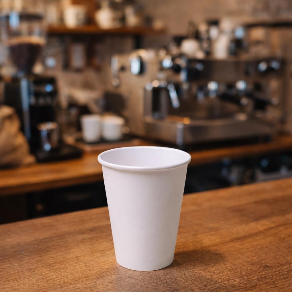 Sierra 8oz Paper Hot Cups, 1000 Count Disposable Coffee Cups, 20 Packs of 50