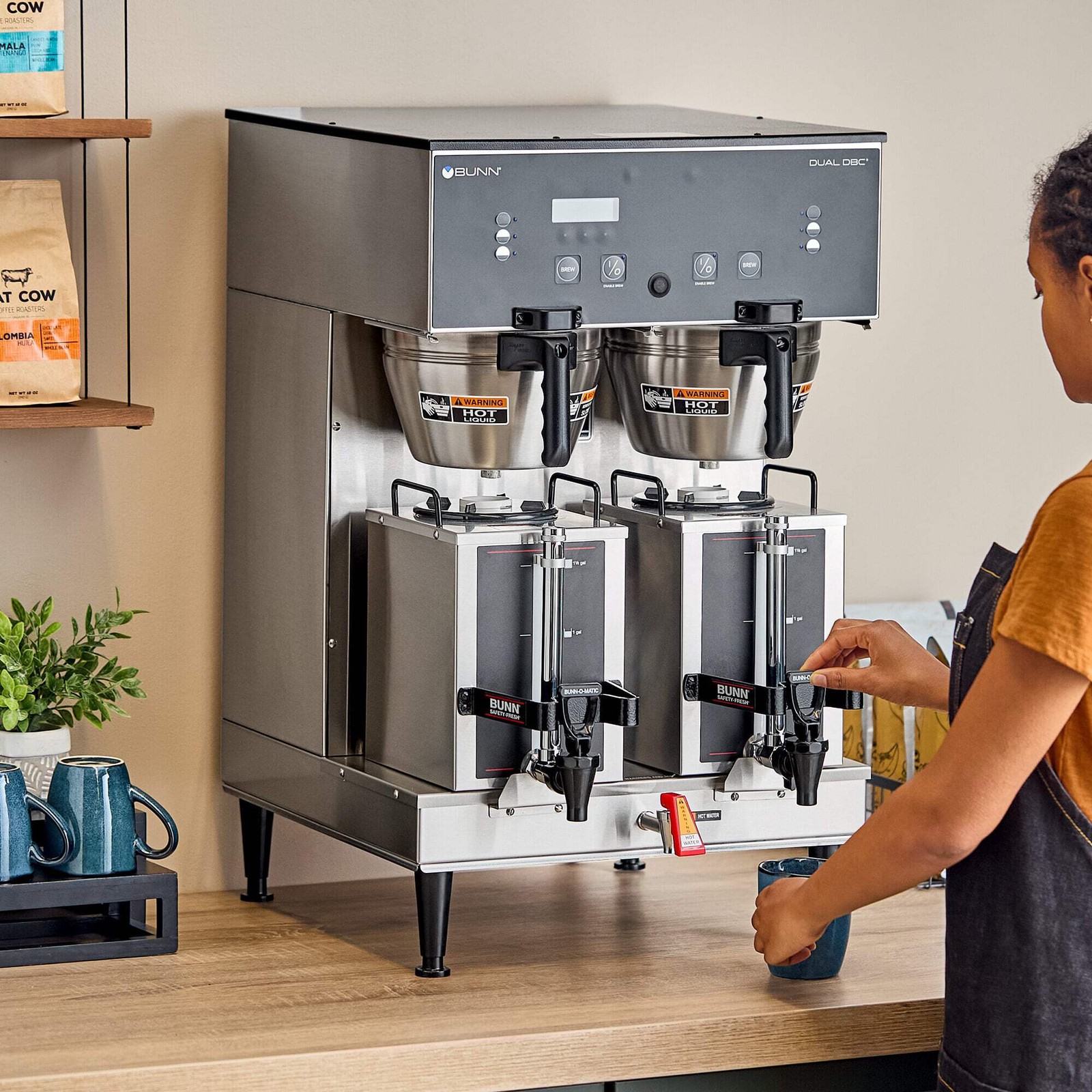 Bunn BrewWISE 18.9 Gallon Dual Coffee Brewer – 120/208-240V, 16800W