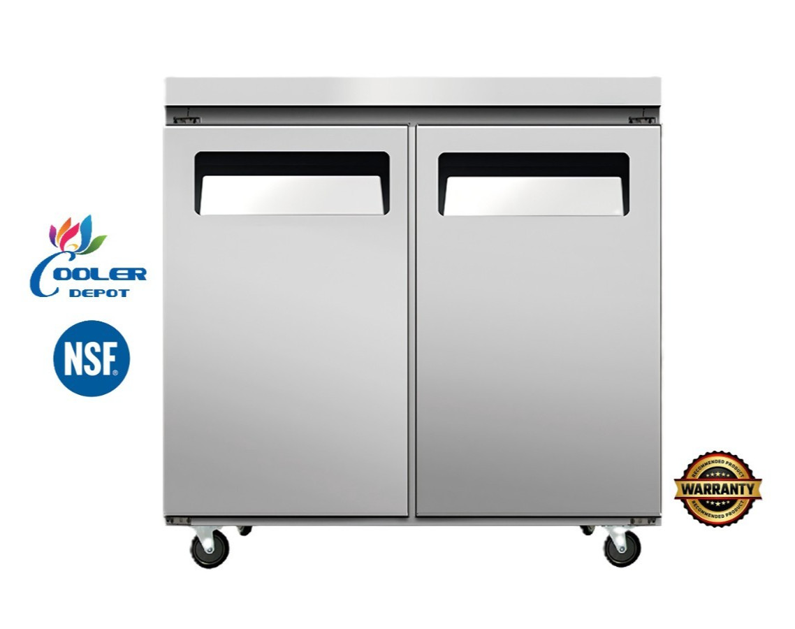 NEW 36″ Commercial Undercounter Refrigerator Cooler Work Station NSF ETL