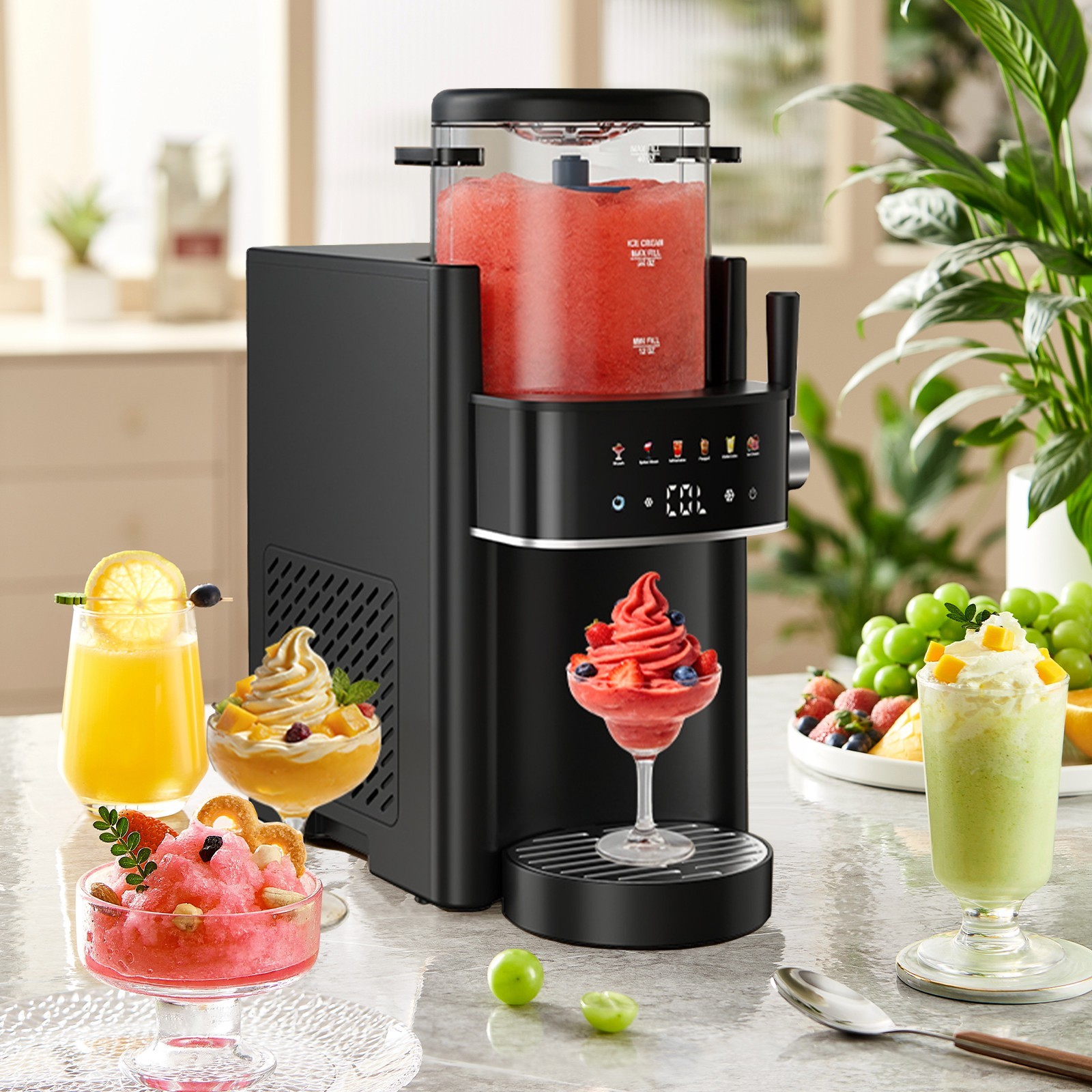 Commercial Slushie Frozen Drink Machine for Bar Home Use