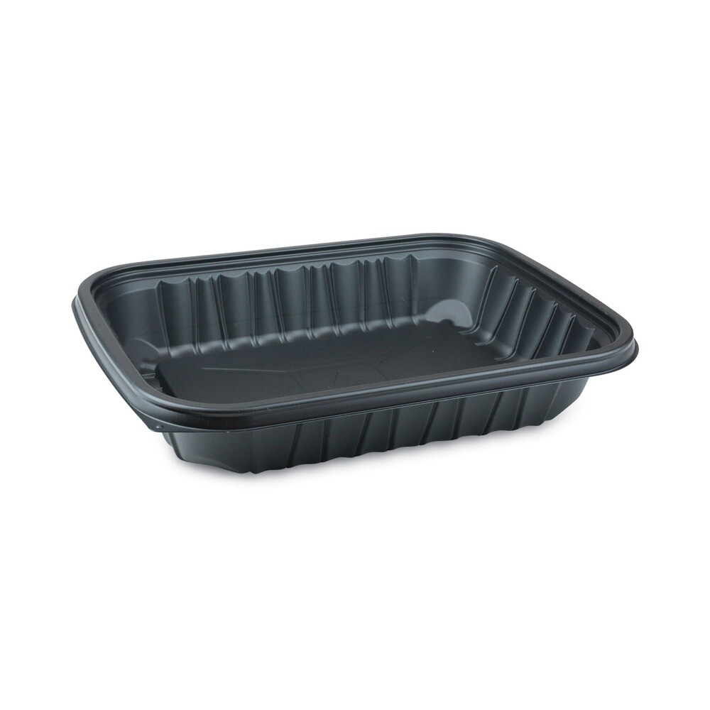 Pactiv Corp. YCNB12X96400 64 oz Plastic Takeout Container – Black (200/CT) New