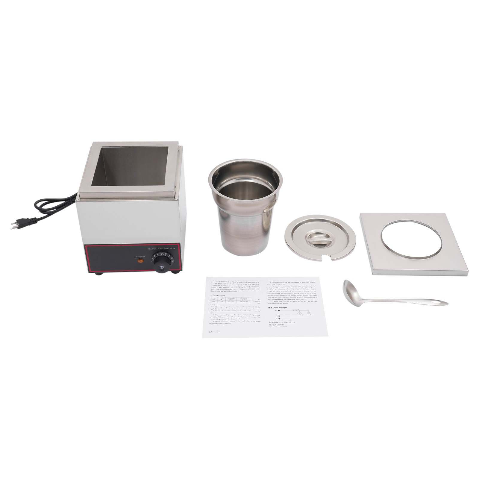 Electric Sauce Hot Fudge Warmer Caramel Cheese Chocolate Melting Machine 110V
