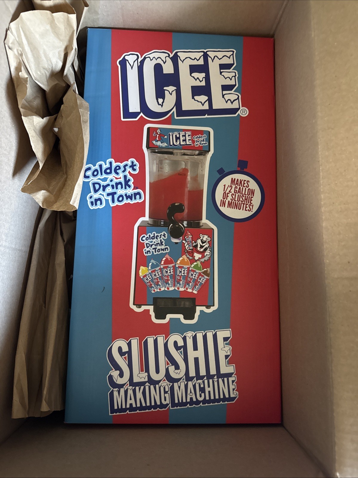 ICEE Brand Counter-Top Sized ICEE Home Slushie Maker New In Box