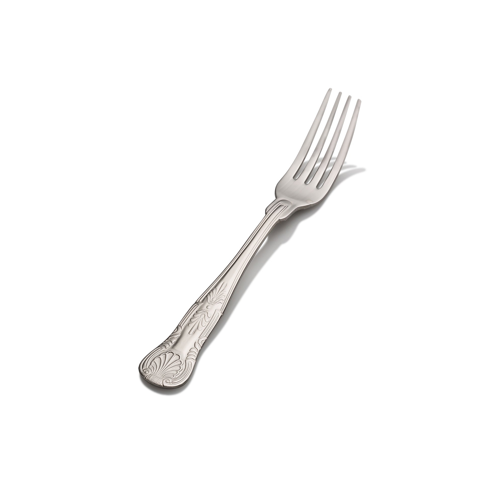 Bon Chef S2705 Stainless Steel 18/8 Kings Regular Dinner Fork, 7-3/8″ Length