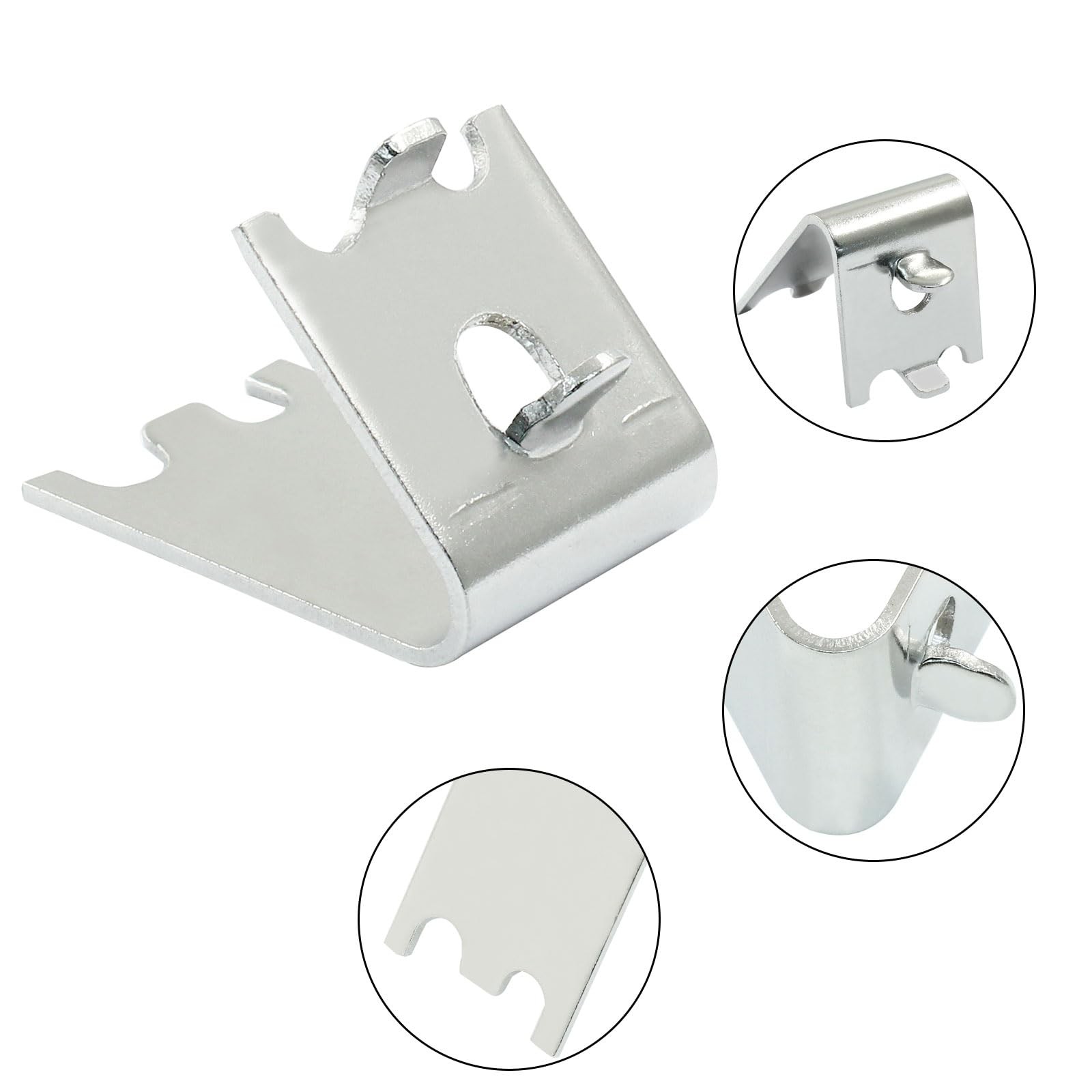10PCS Freezer Shelf Clips Metal Refrigerator Freezer Shelf