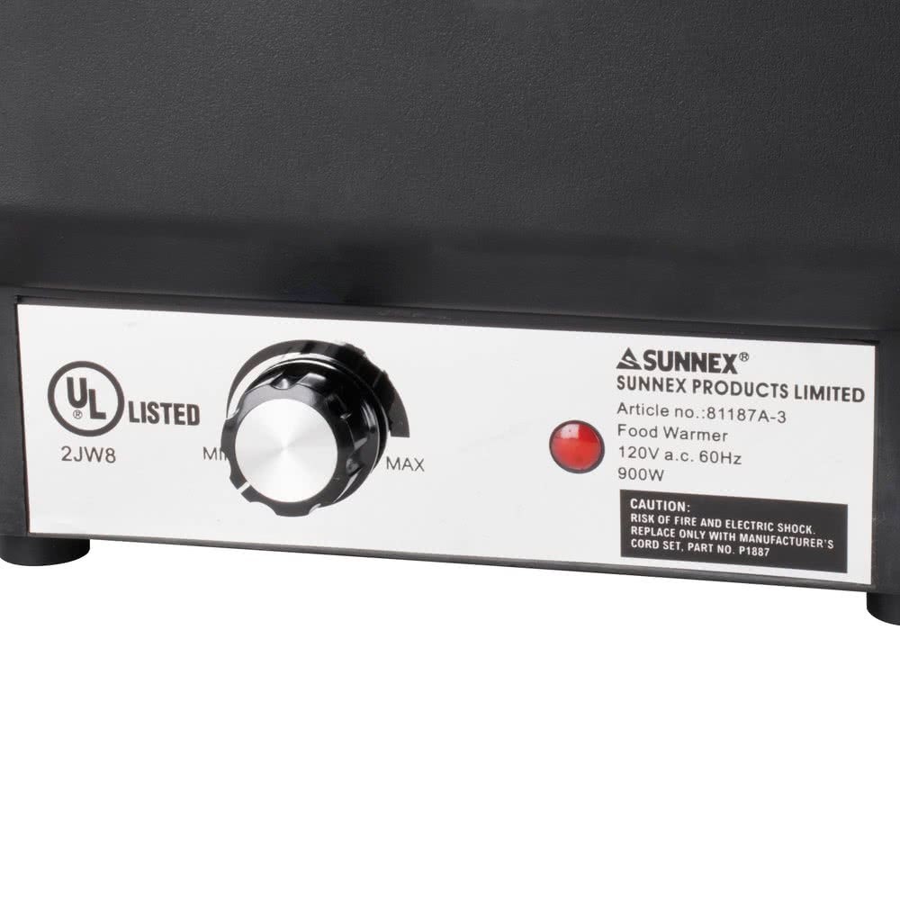 2 PACK Electric Fuel Chafer Chafing Dish Steam Full Food Water Pan Table Warmer
