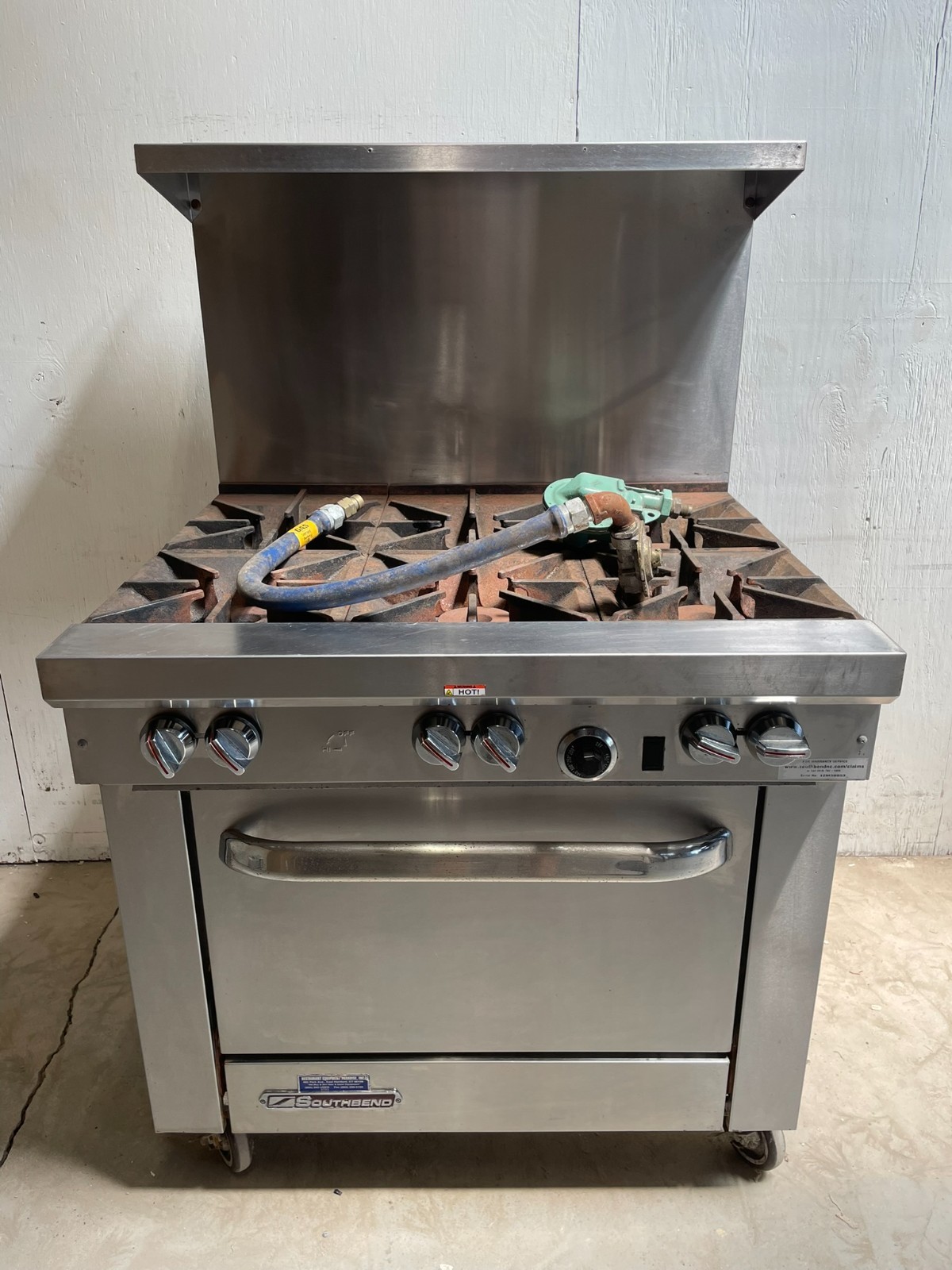 Southbend S36D 36″ 6-Burner S-Series Range Propane