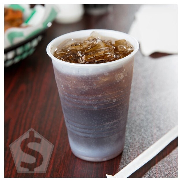Dart Y10 Conex Galaxy 10 oz. Translucent Plastic Cold Cup – 2,500/Case