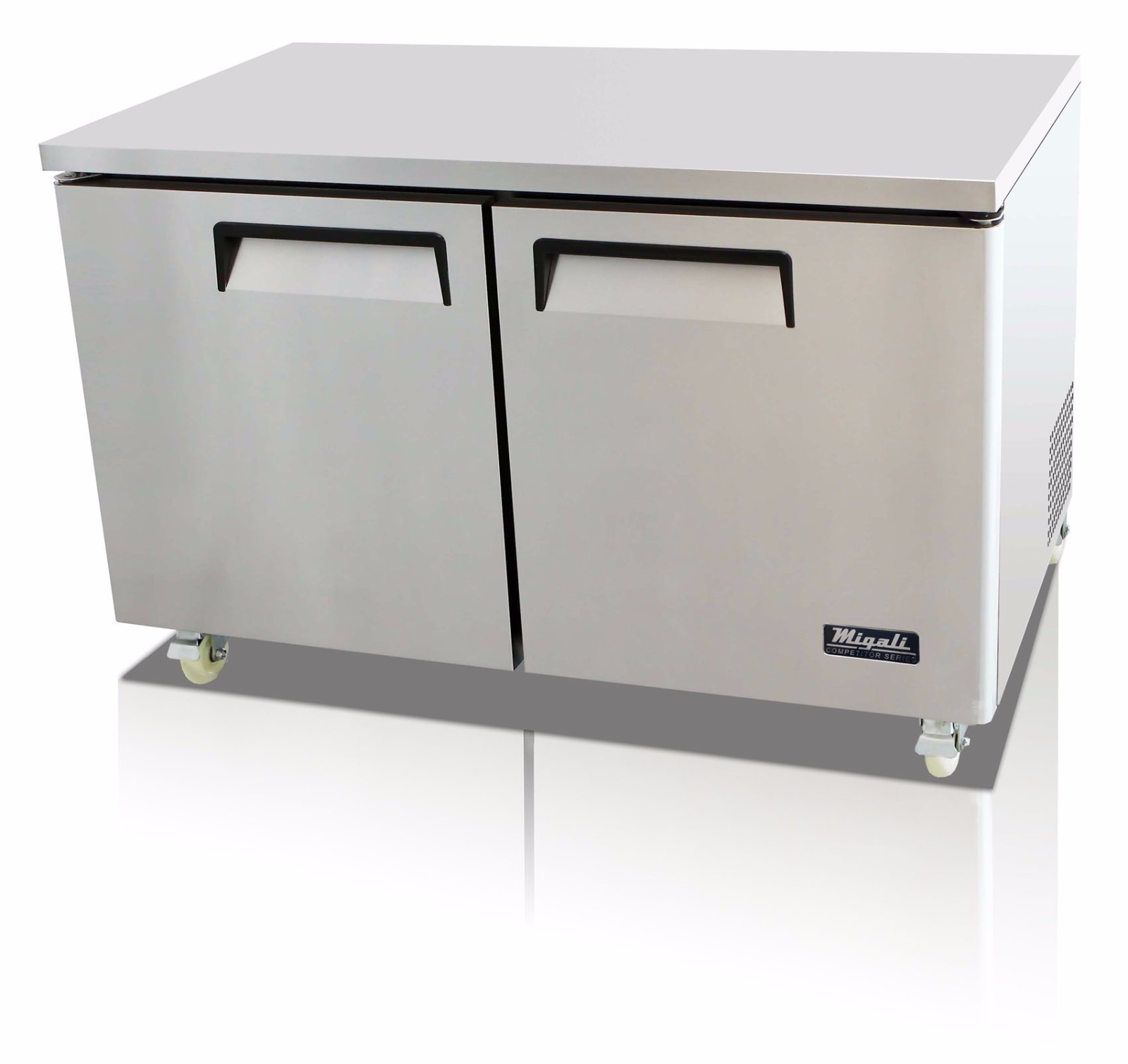 PEAK 60″ Commercial Two Door Undercounter Freezer P-U60F-HC