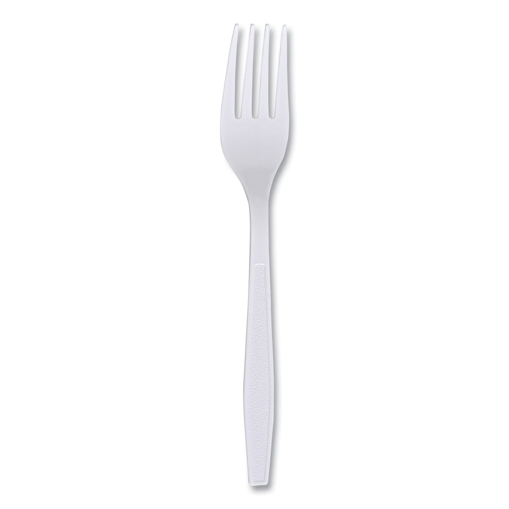 Boardwalk FORKHWPPWIW Heavyweight Wrapped Polypropylene White Fork (1000/Ct) New