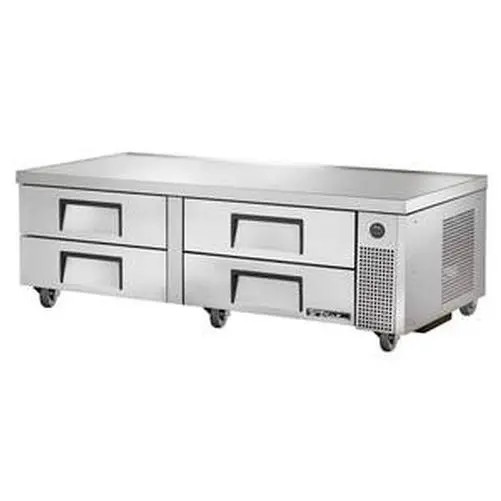 True TRCB-82-84-HC 82-3/8″ Refrigerated Chef Base w/ 4 Drawers