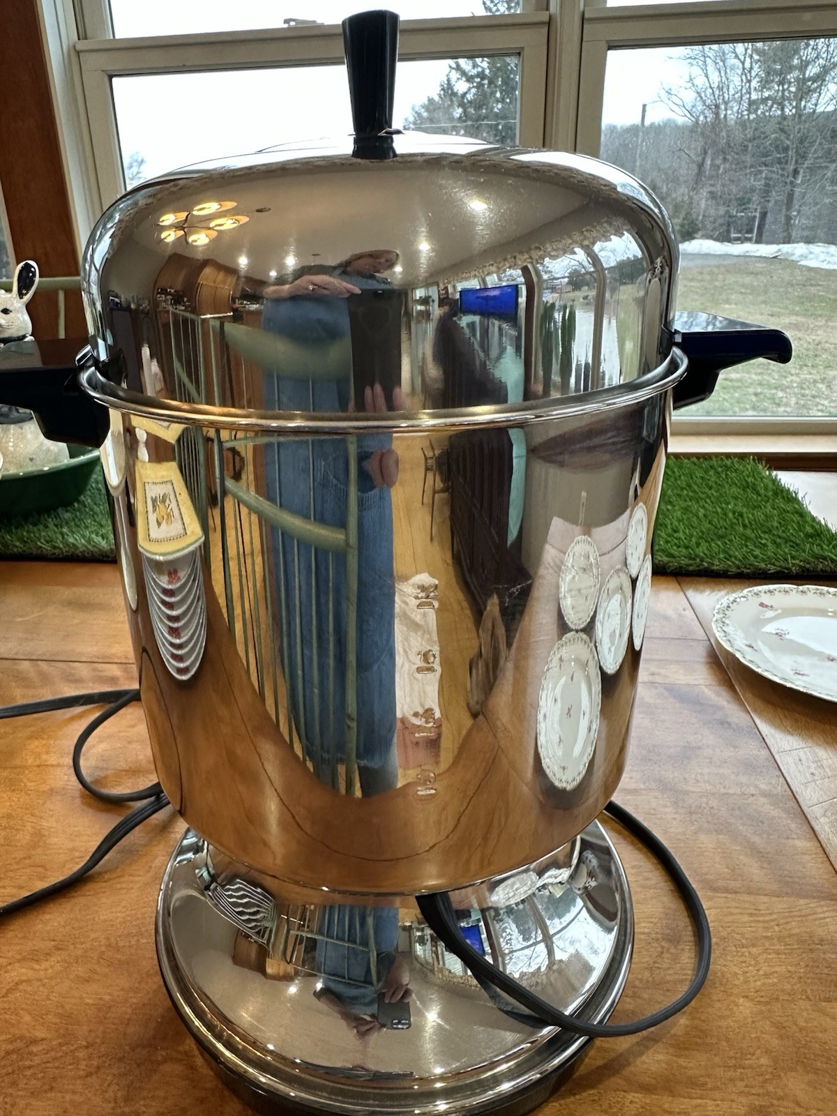 FARBERWARE AUTOMATIC STAINLESS STEEL COFFEE URN 12-22 CUPS Percolator L1200