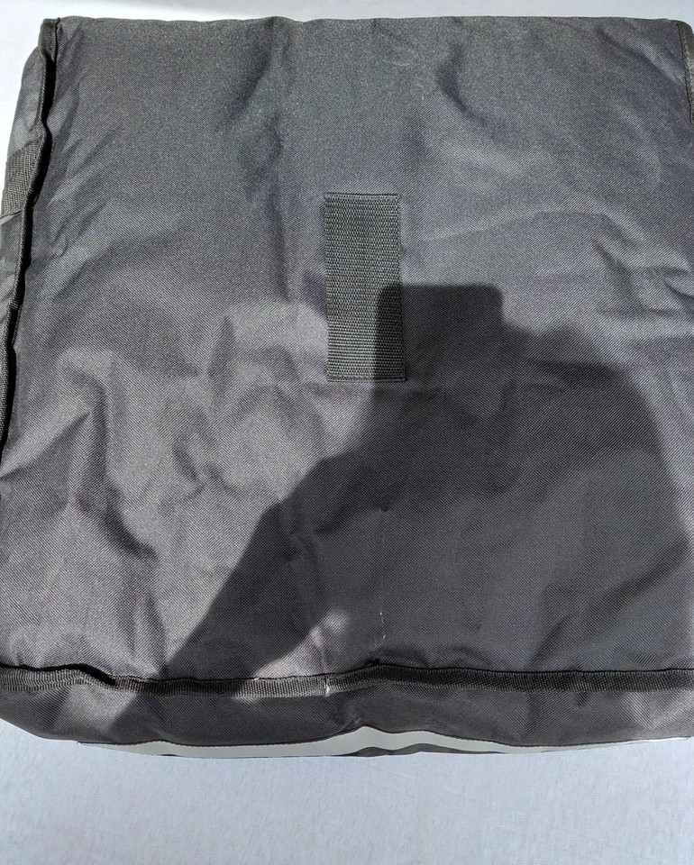 Pizza Insulated Delivery Bag Hot Thermal Delivery Car Carrier Large Black 19×22″