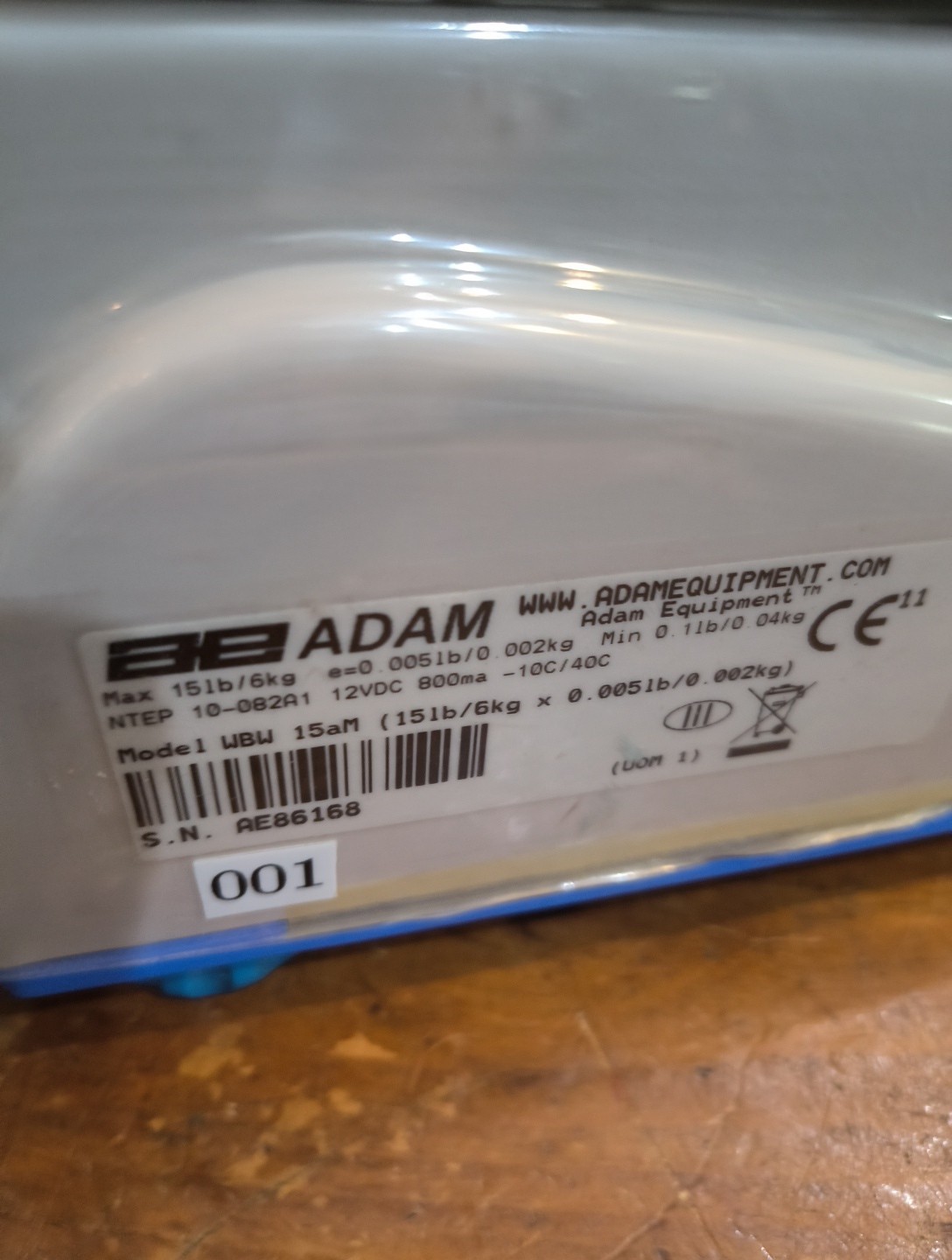 Adam Equipment Price Computing Commercial Washdown Scale WBZ 15aM Max 15 Lbs