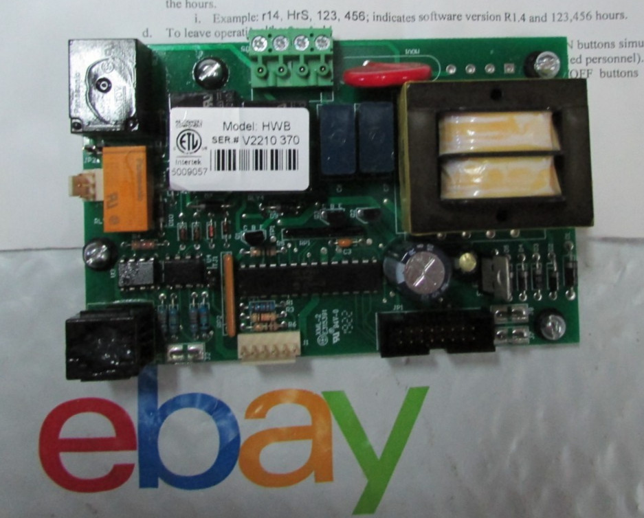 HWB HUBBELL BOOSTER WATER CONTROL BOARD