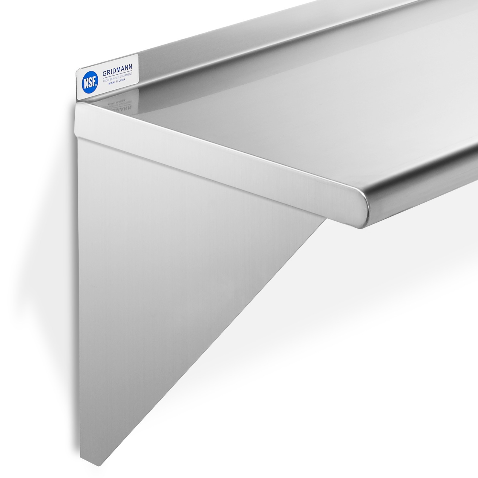 NSF Stainless Steel 18″ x 60″ Commercial Kitchen Wall Shelf Restaurant Shelving