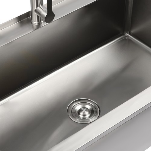Commercial Stainless Steel Sink Laundry Kitchen Sink Utility Sink w/Drain-pipe