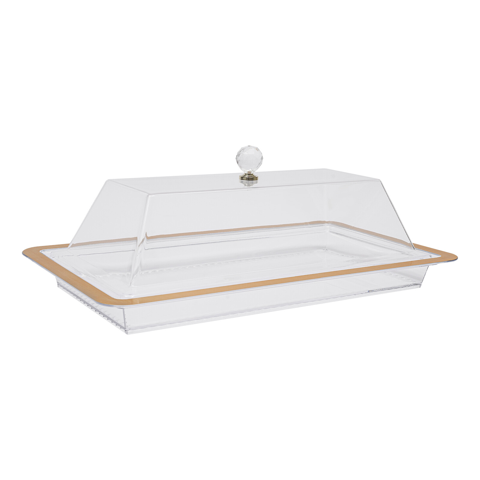 Acrylic Cake Stand Serving Tray with Lid Wedding Cake Stand with Cover Modern
