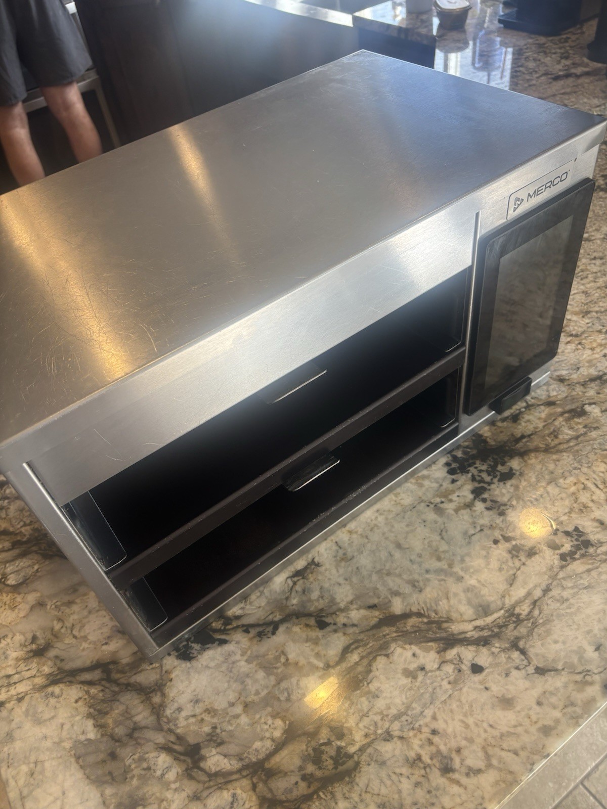 Merco Countertop Food Warmer SS Open Shelf 1/2 Size MHC22SNT1T