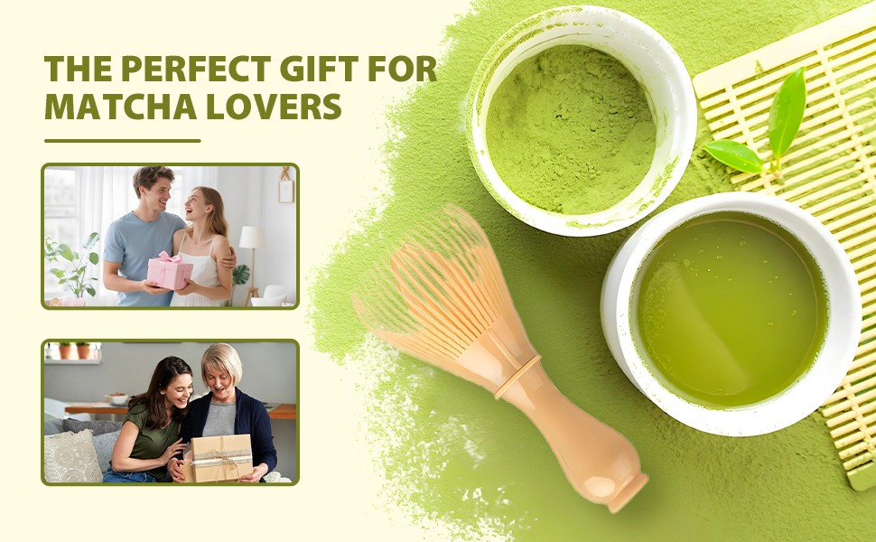 Resin Matcha Whisk Chasen Brush Tools for Matcha Green Tea Powder Reusable