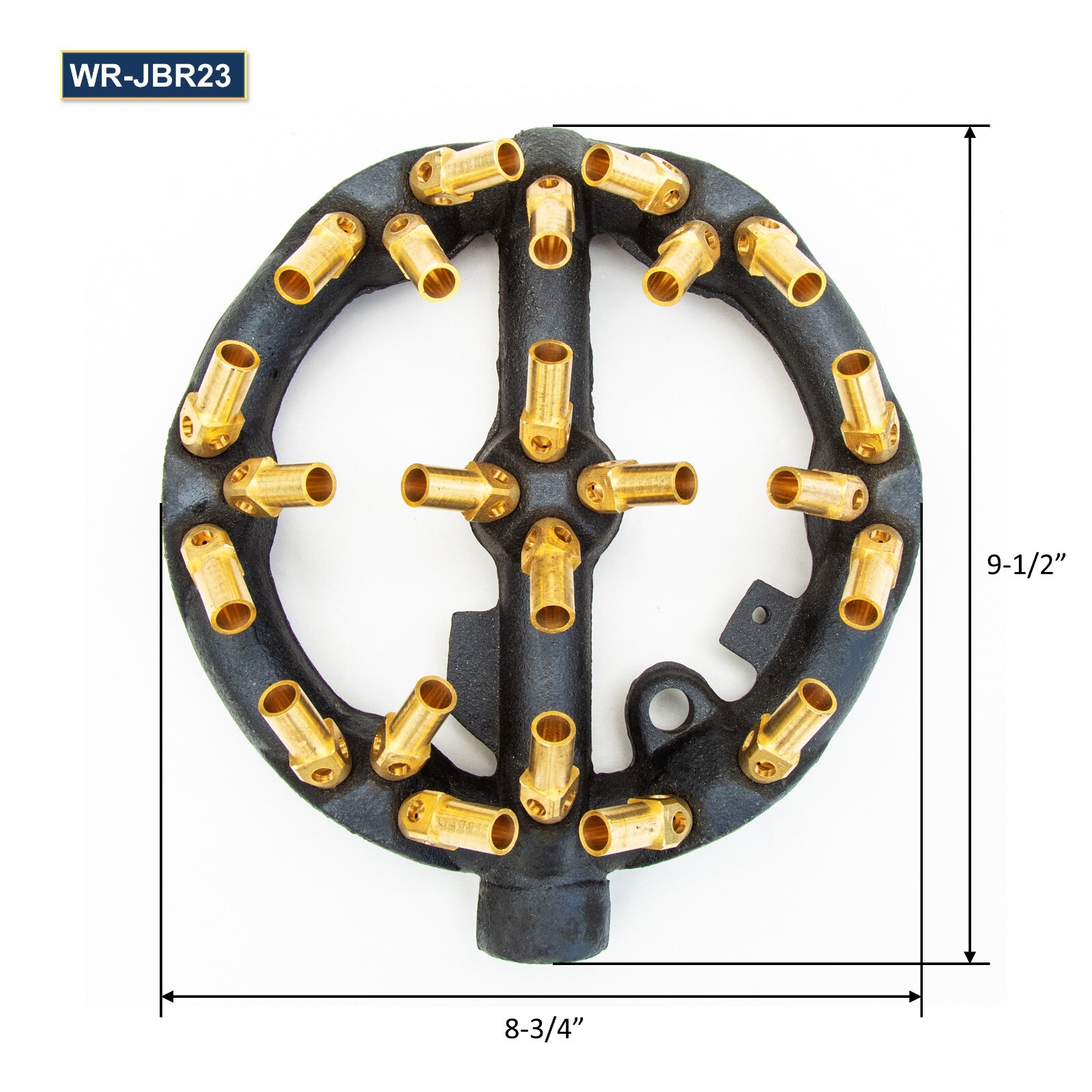 GSW Chinese Wok Range 23 Copper Tips Natural Gas Cast Iron Jet Burner WR-JBR23NG