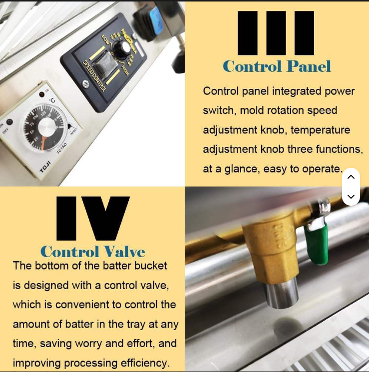 8 In Crepe Cake Making Machine Automatic Melaleuca Egg Skin Crepe Machine 110V