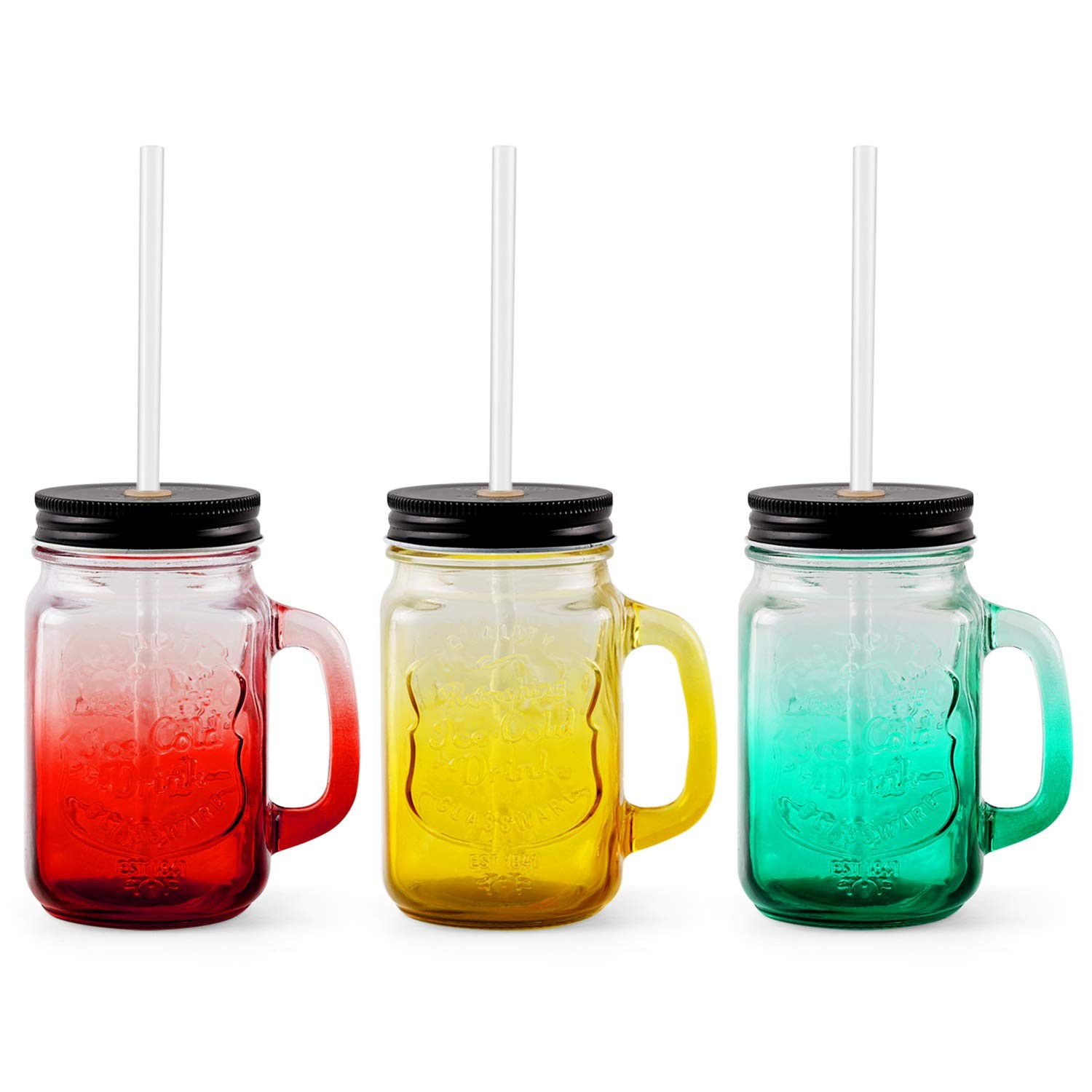 12 Pieces 11 Inches Clear Reusable Plastic Straws for Tall 11 INCH,