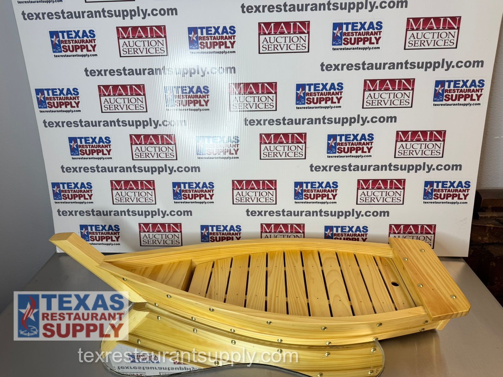 New Boat‑Shaped Sushi Serving Boat – 36X30″