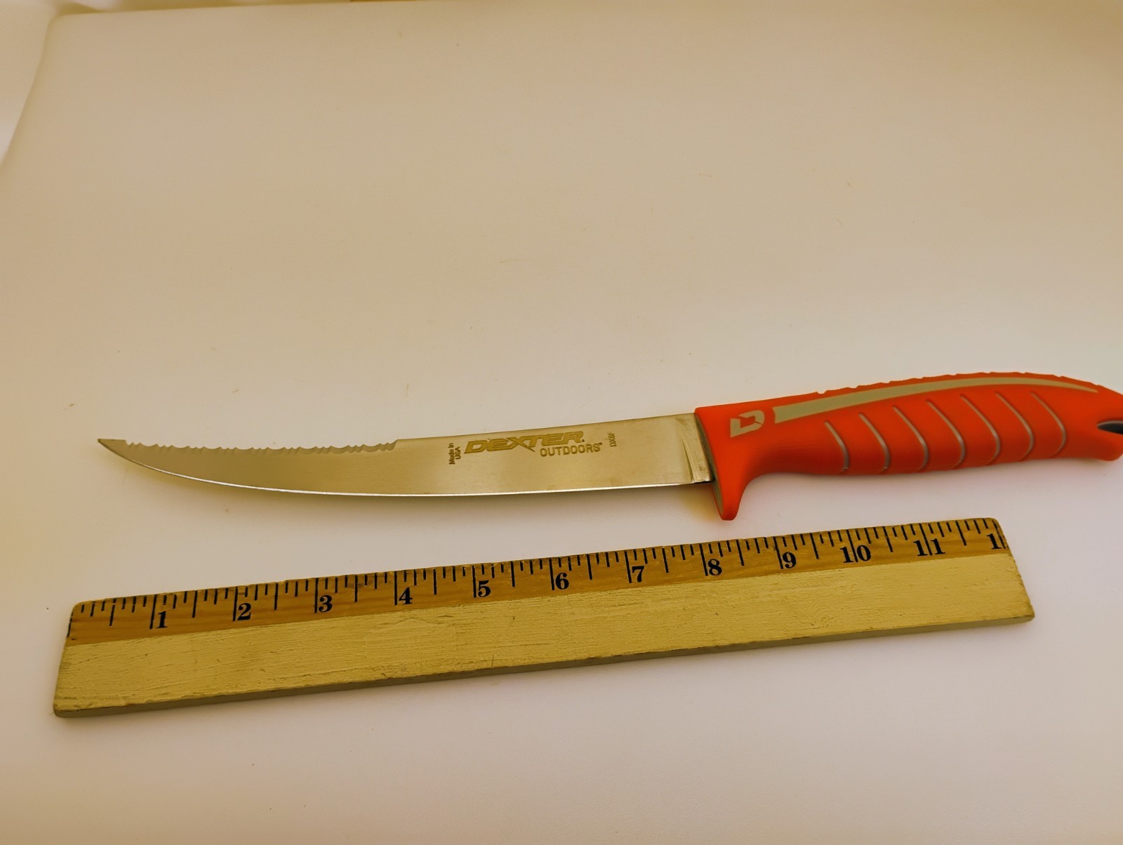 Dexter USA 8-inch Dual Tiger Edge Semi-Flex Fishing Filet Knife DX8F Factory 2nd