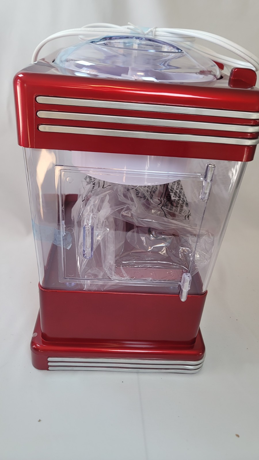 Nostalgia Snow Cone Maker Red (Cones/Scooper – Not Included)
