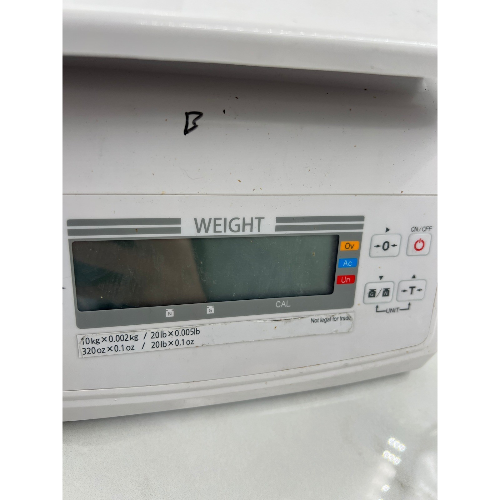 Yamato PPC-200W-II Digital Portion Control Scale 20lb White Washdown