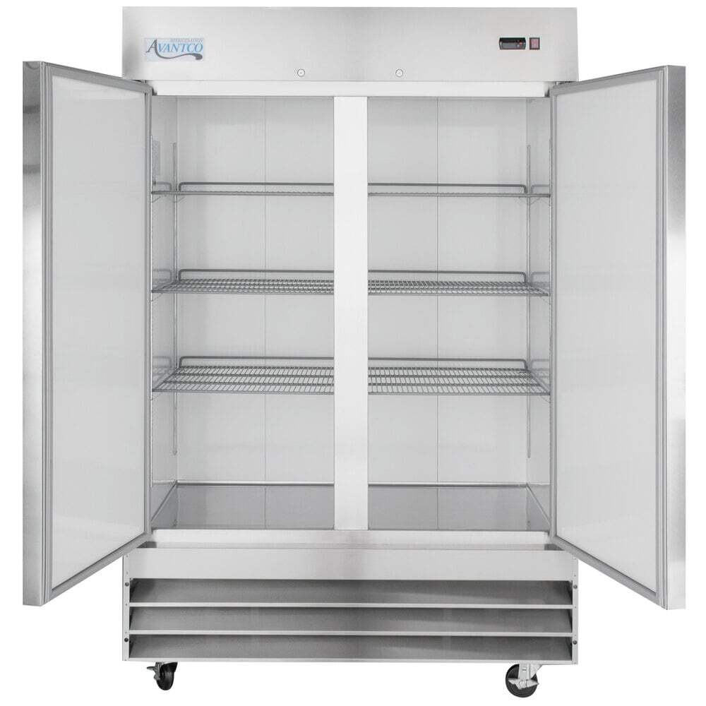 54″ Solid Door Reach-In Refrigerator