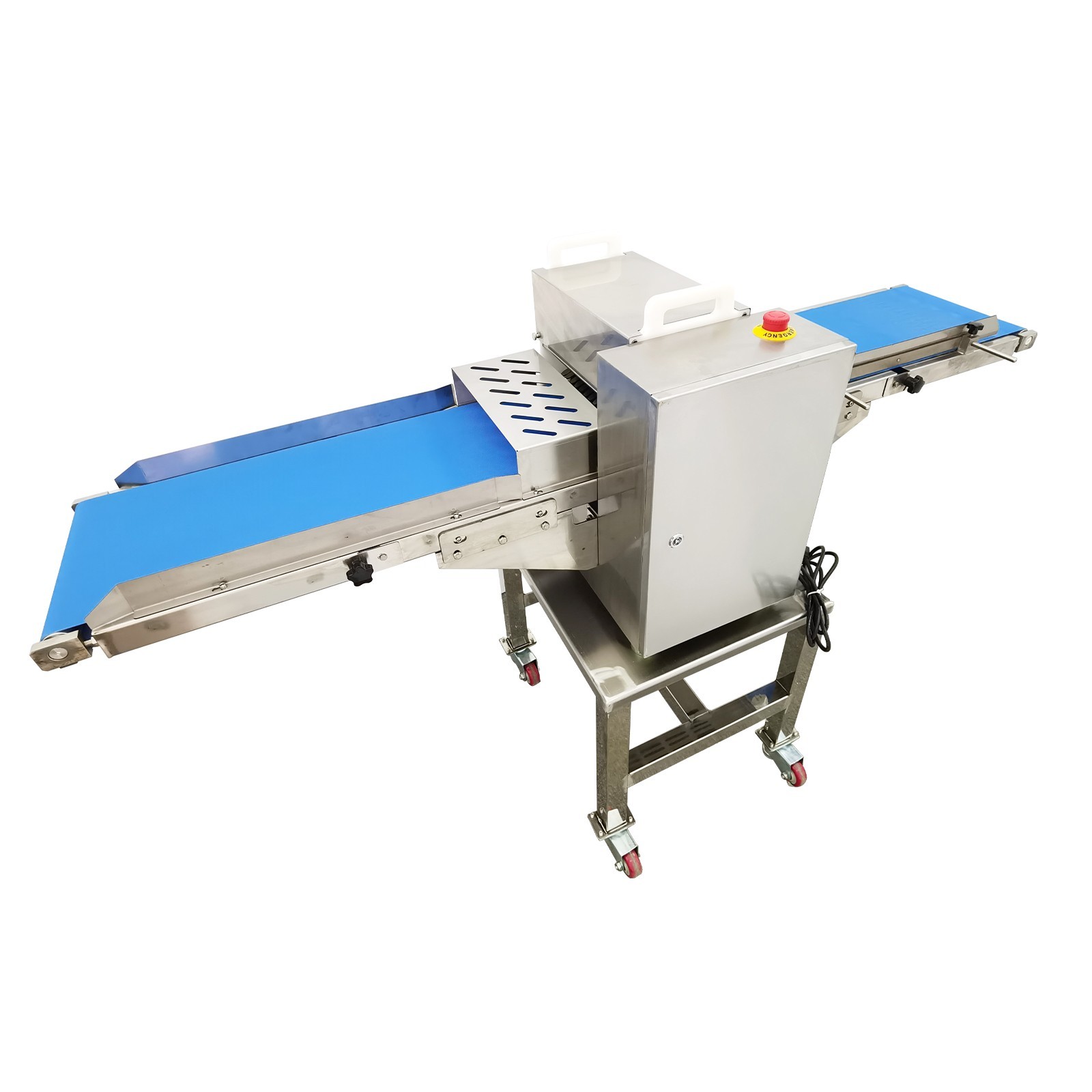 110V Commercial Meat Dicer Fully Automatic Meat Cutting Machine 1PH 0.75KW