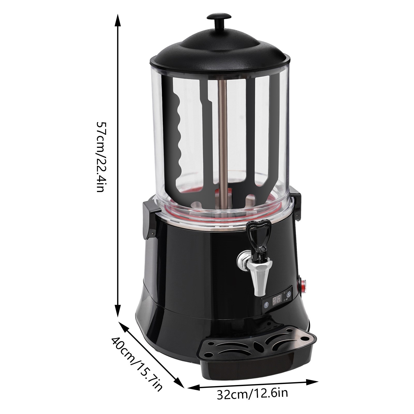Hot Chocolate Machine 10L Commercial Hot Chocolate Dispenser Hot Beverage Warmer