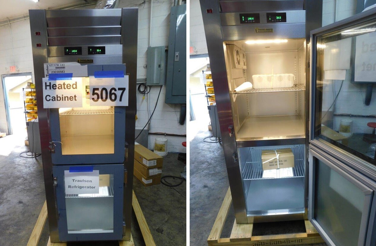 5067 New S/D Aged Inventory, Traulsen 2-Door Refrigerator / Warmer ADH132WUT-HHS