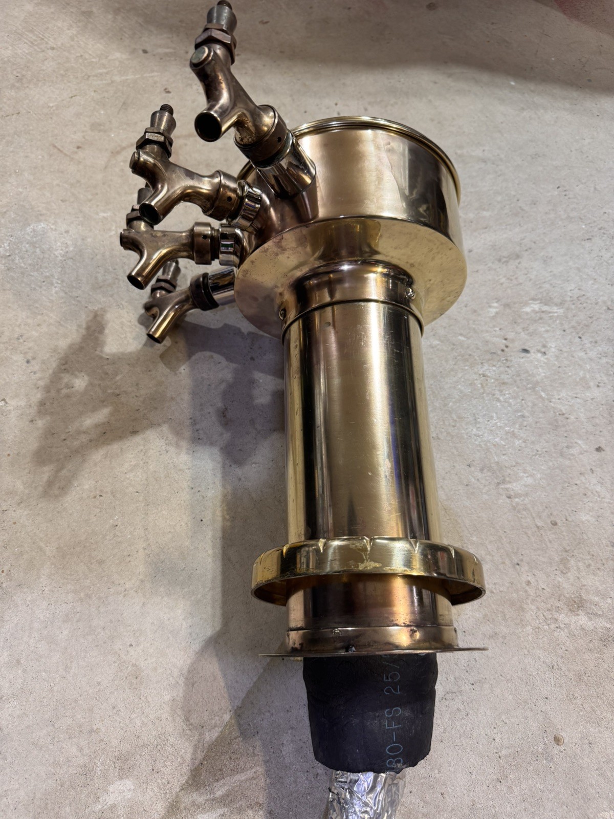 Micro Matic style / commercial glycol-cooled 4 tap beer tower (brand unconfirmed