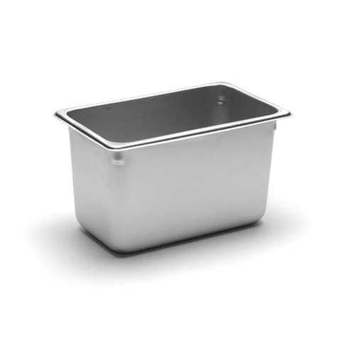 Value Series 222046931 22 Gauge Stainless Steel Steam Table Pan, Fourth-Size,