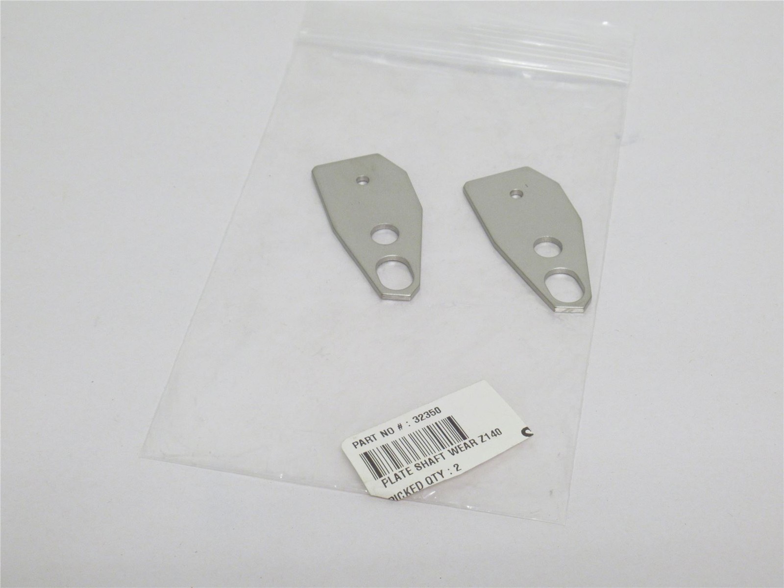 236133 New-No Box; Marel 32350 Lot-2; Shaft Wear Plates Z140; SS