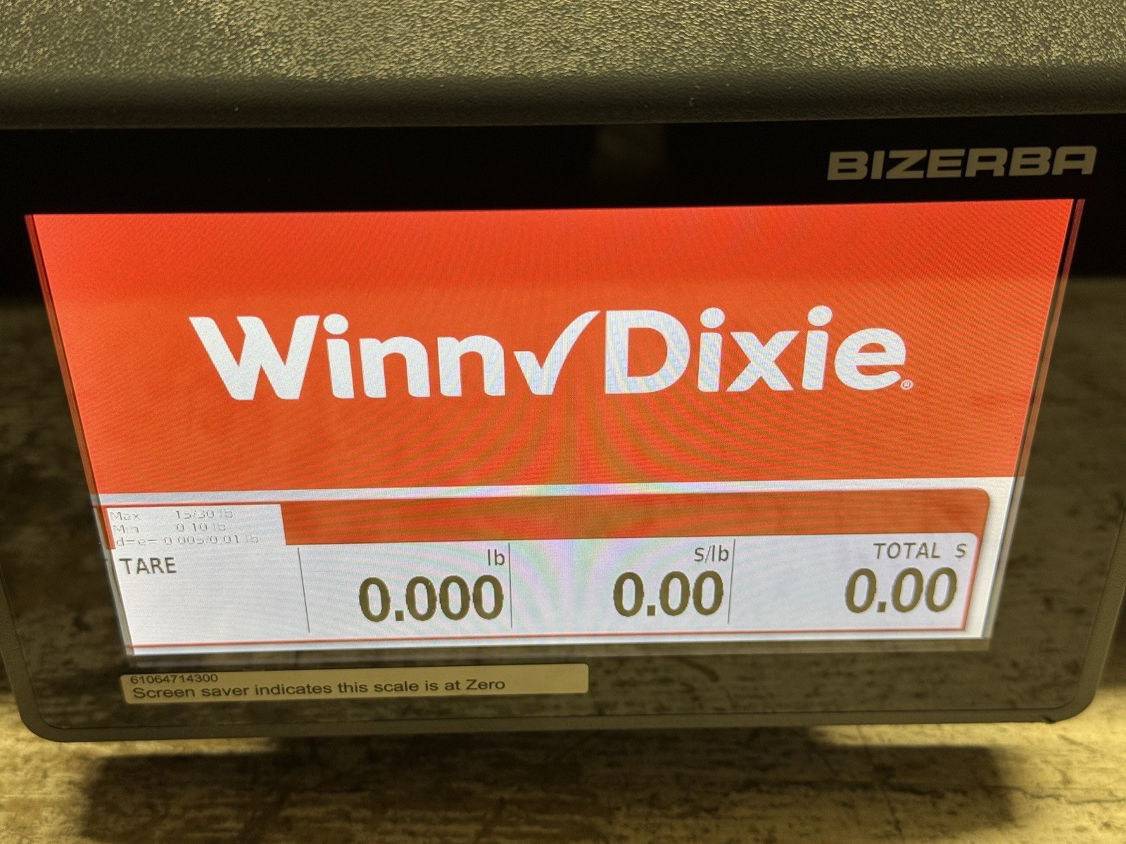 Bizerba XC 100 PRO 30 lb. Touchscreen Digital Scale With Printer Tested Works
