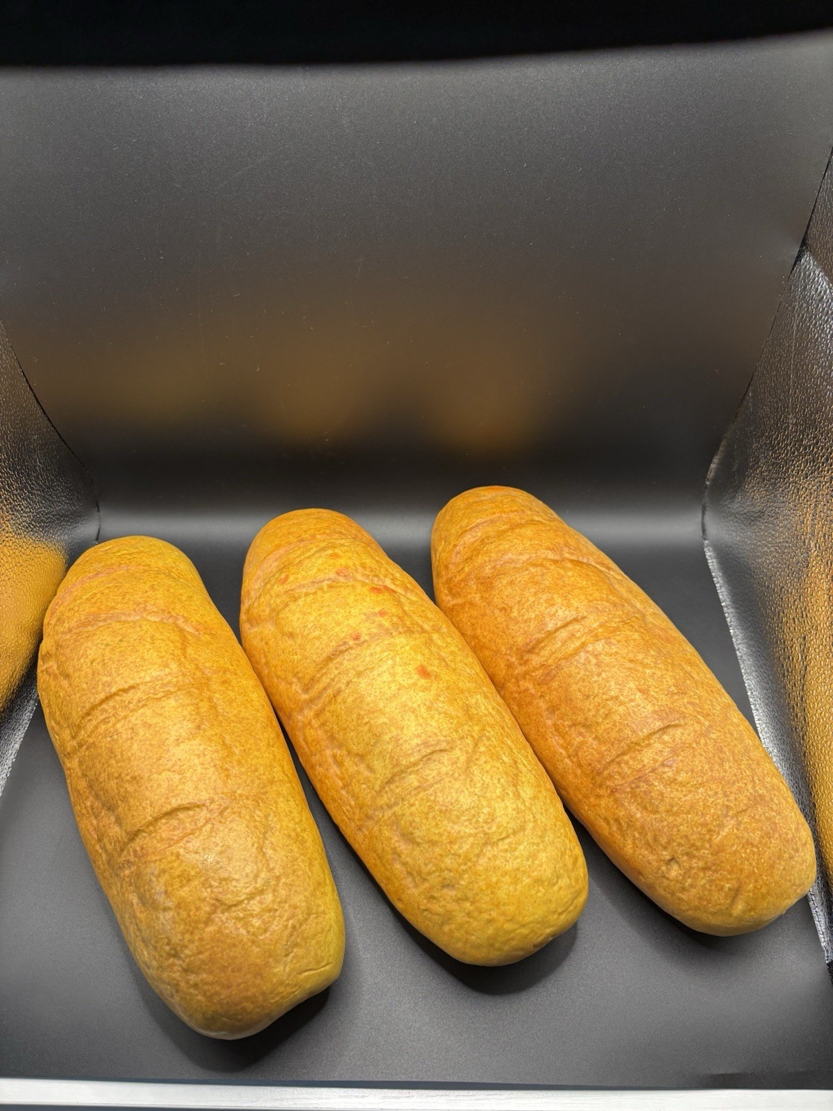 Set of 3 Realistic 12” Fake Bread Loaves – Sub Hoagie Foam Display Food Props