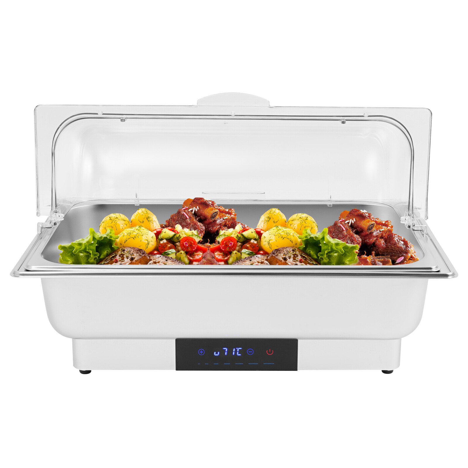 9L/9.51Qt Chafer Chafing Dish Buffet Set Stainless Steel Party Food Warmer 600W