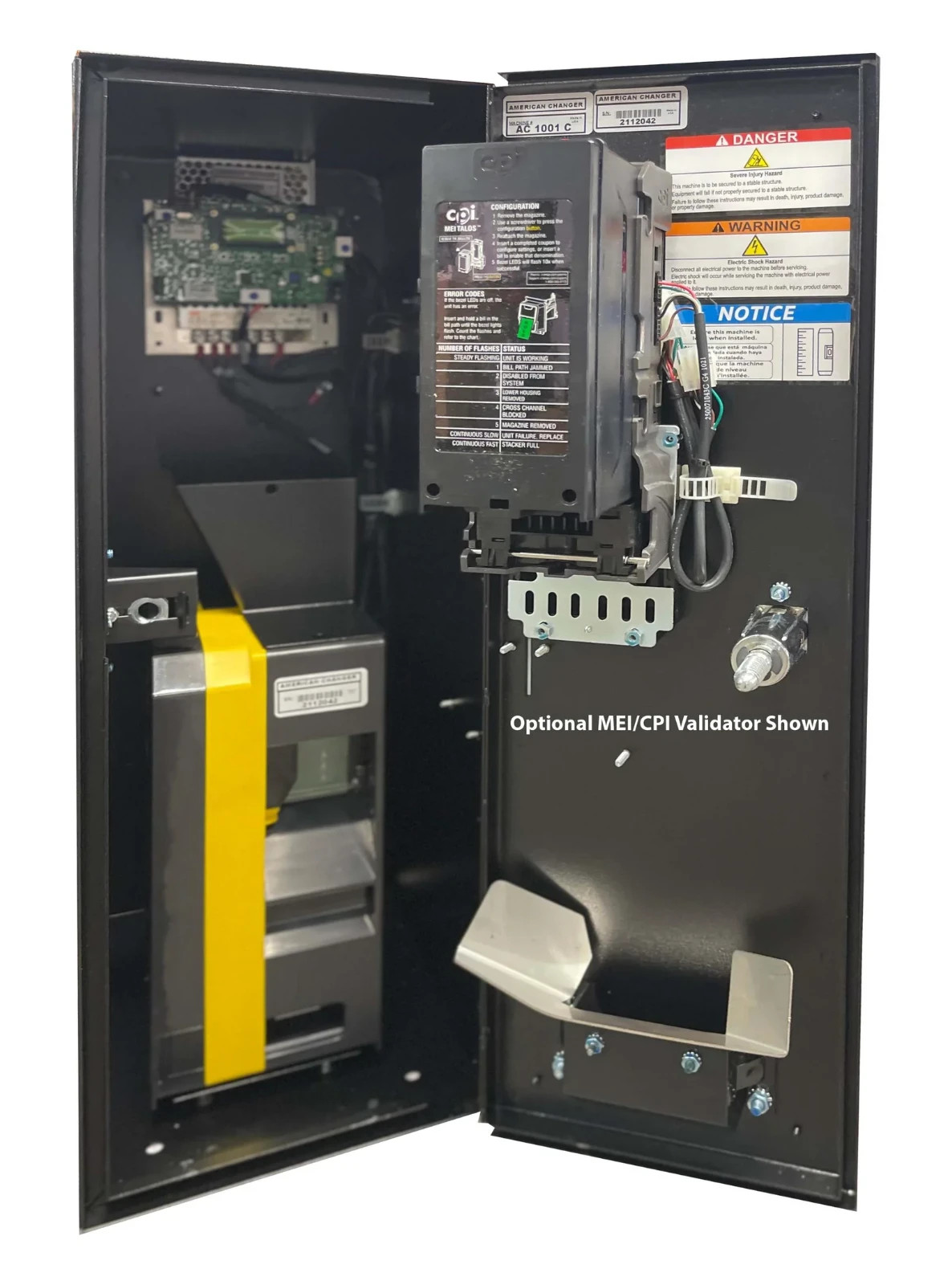 American Changer AC1001 Front Load Single Hopper Coin Change Machine – IN STOCK!