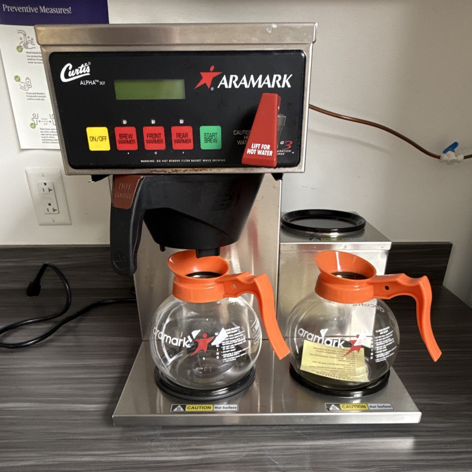 Aramark Curtis Alpha Coffee Marker – Generation 3