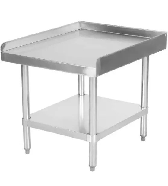 Peach Foodservice PES-3036 36″ x 30″ 18 Gauge Stainless Steel Equipment Stand