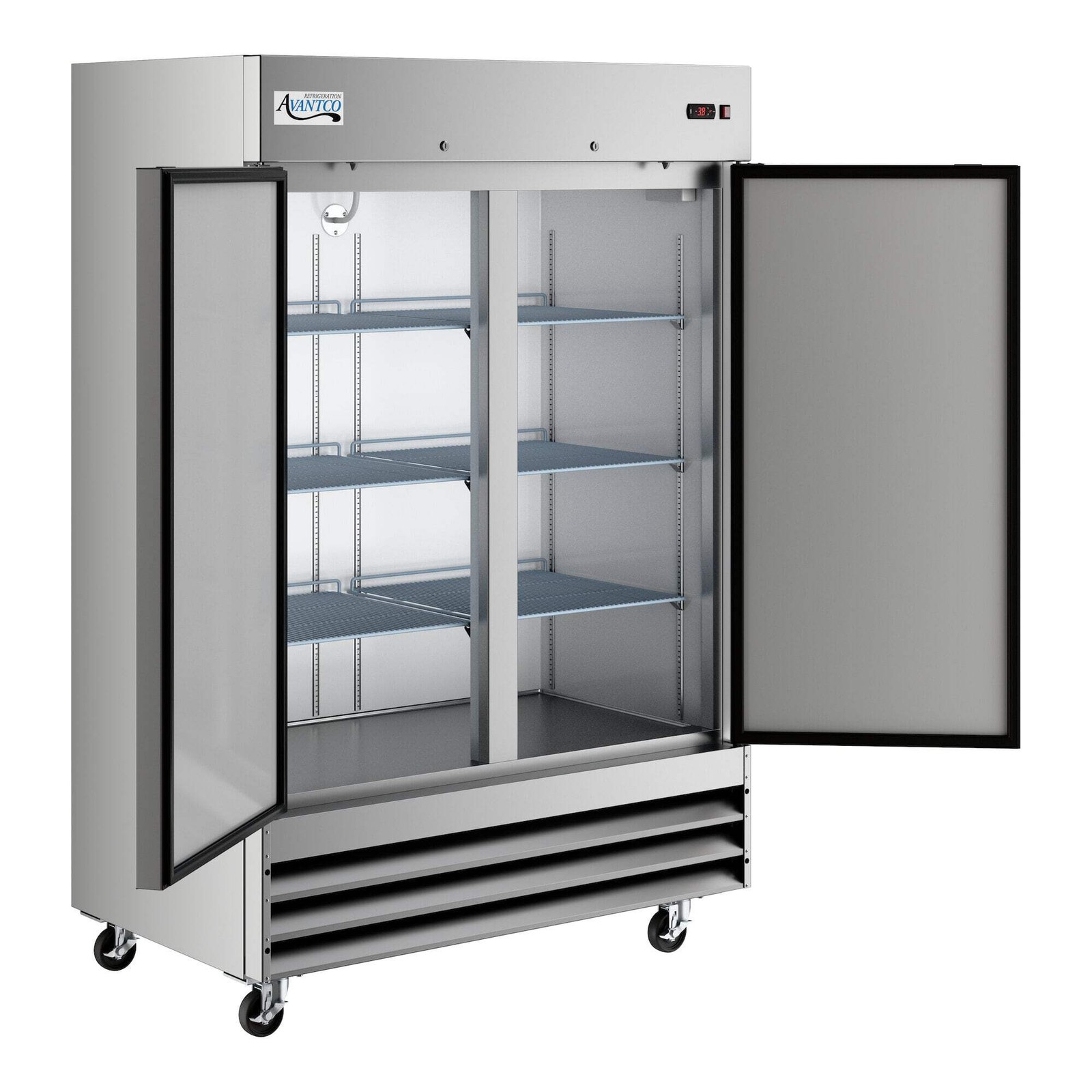54″ Solid Door Reach-In Freezer