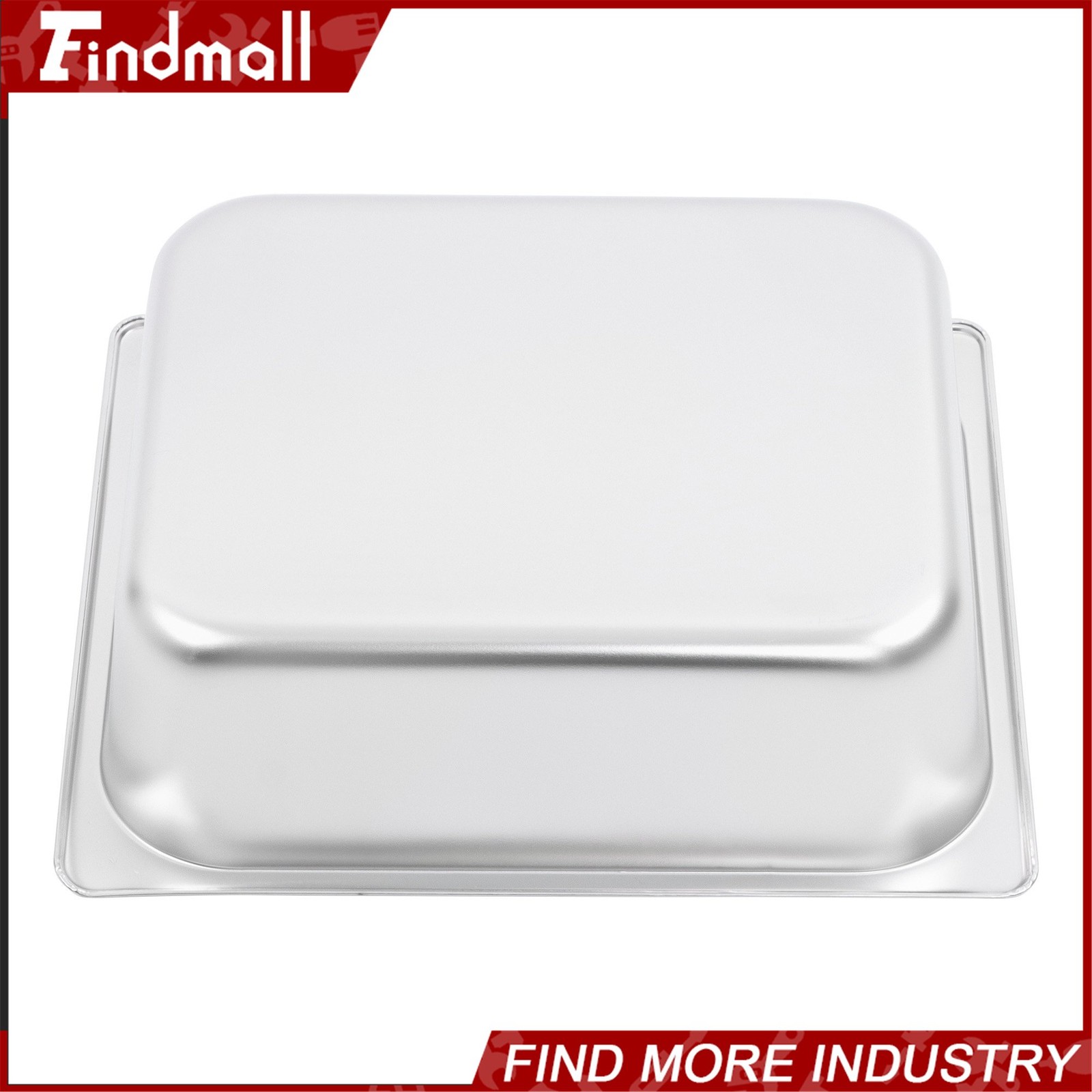 Findmall 1/2-Size 4″ Deep Stainless Steel Steam Table Pans Hotel Food Pan