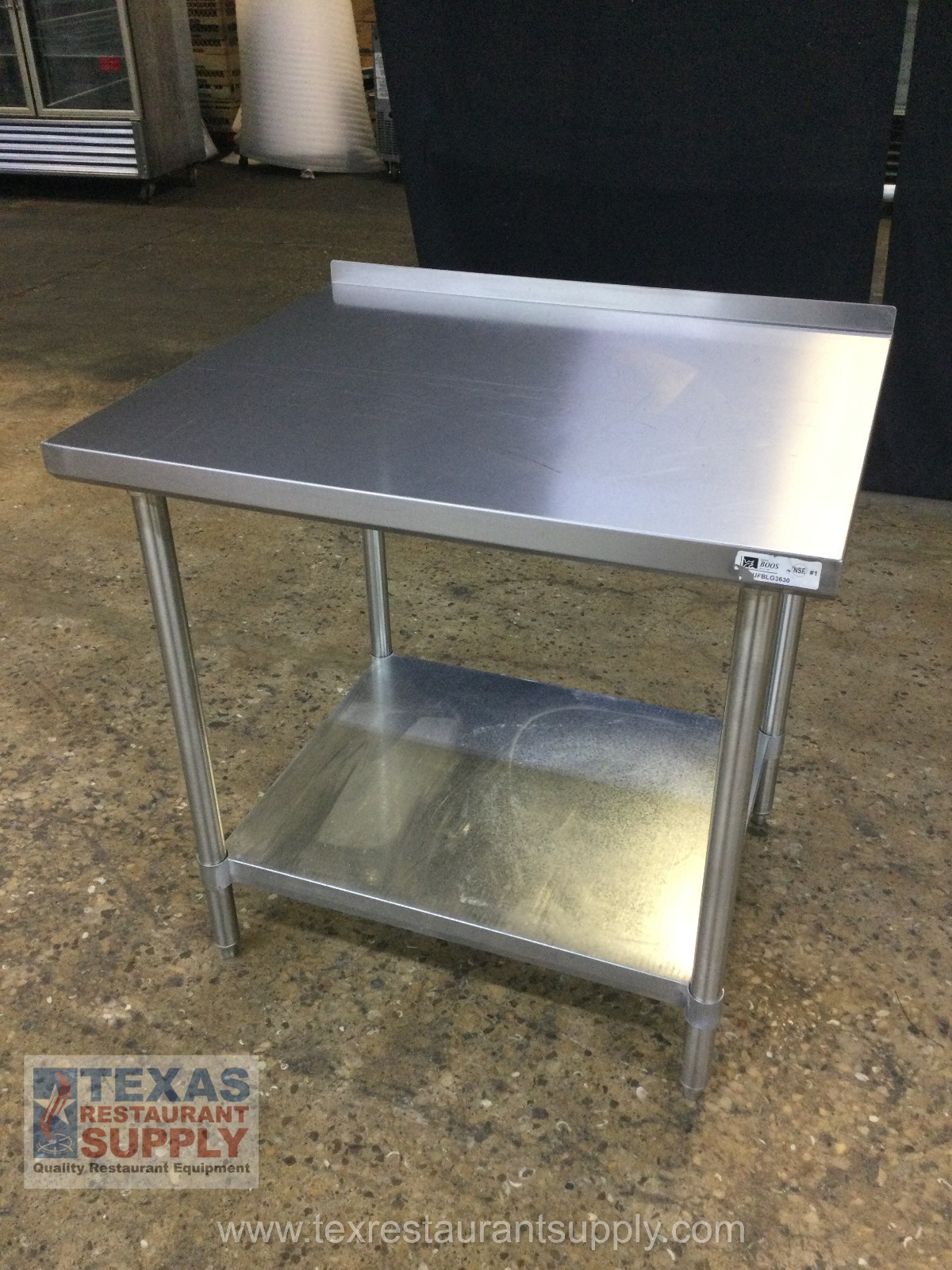 John Boos UFBL3630 36”x 30” all Stainless Steel Work Prep Table