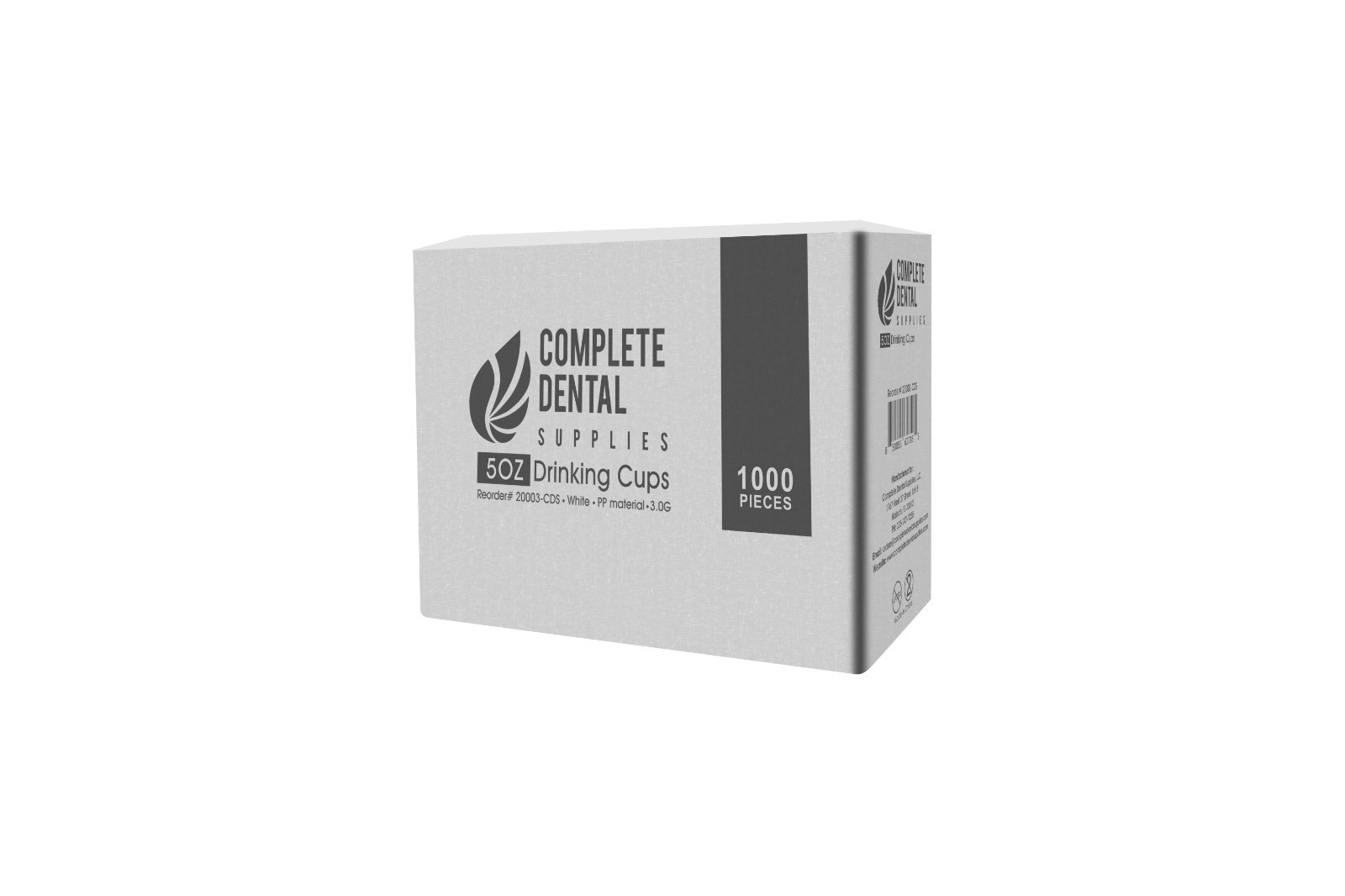Drinking Cups, PP material, 5OZ, 3.0g, total 1000 cups